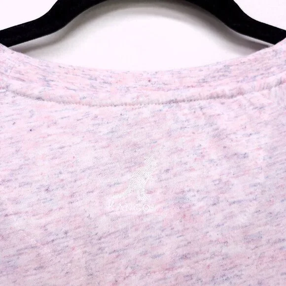 Kangol Raindrop Mens Long Sleeve Tshirt Size Large Heather Soft Crewneck Stretch - Picture 9 of 13